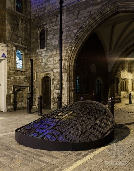 Giles Miller設計的“建筑之心”景觀小品