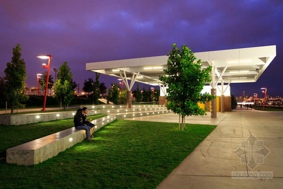 Saskai事務所設計的洛杉磯濱水公園