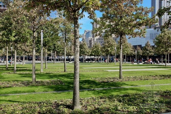 PWP景觀事務所設計的911國家紀念館