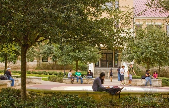 佐佐木公司設計的美國圣愛德華大學景觀總體規劃