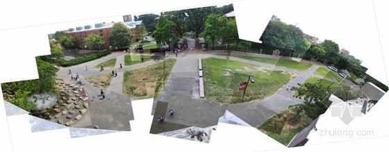 哈佛大學(xué)校園廣場(chǎng)