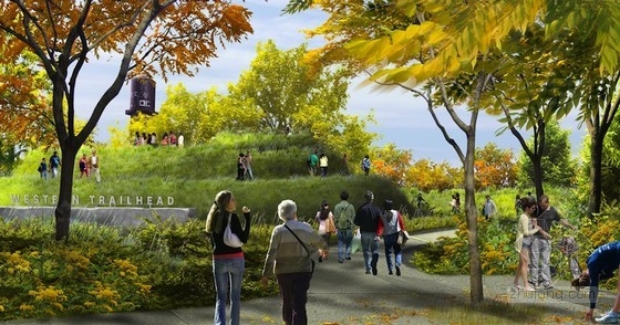 芝加哥Bloomingdale公園及鐵軌進行綜合建設