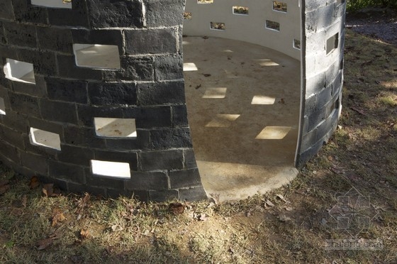 韓國磚砌豆莢小屋