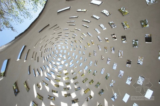 韓國磚砌豆莢小屋