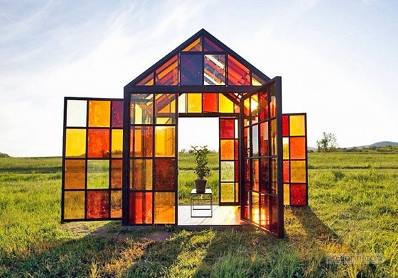 William Lamson設計的糖晶玻璃制成的甜蜜溫室