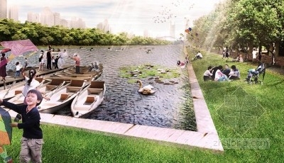 West 8設計的廣州花地可持續整體規劃