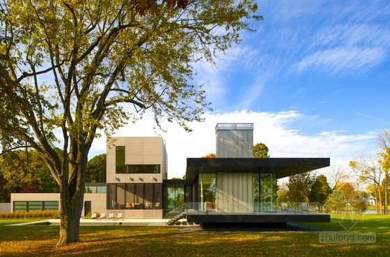 美國Tred Avon河畔的極簡住宅景觀