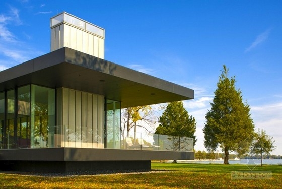 美國Tred Avon河畔的極簡住宅景觀