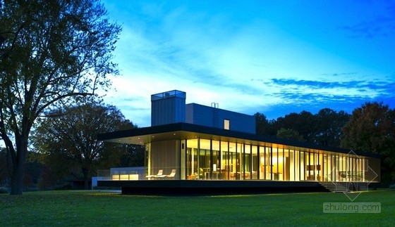 美國Tred Avon河畔的極簡住宅景觀