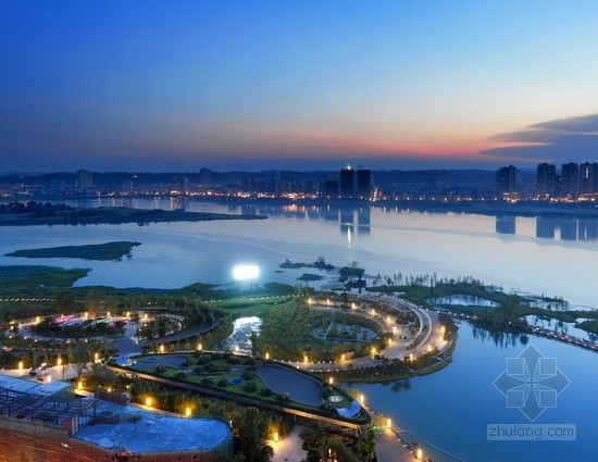 畢路德設計的四川遂寧涪江濕地公園