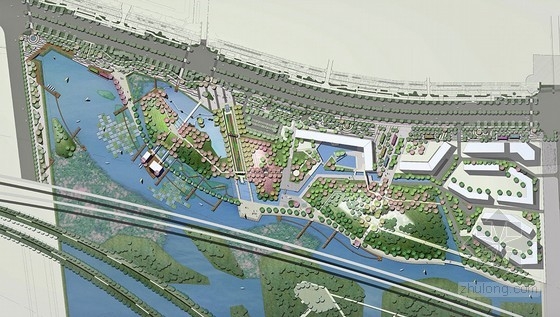 藝普得設計的昆山蓮湖公園