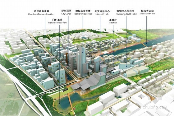 SASAKI設計的濟南新城區總體規劃