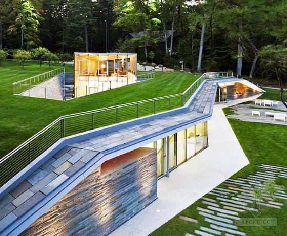 GLUCK設計的紐約綠色屋頂游泳館