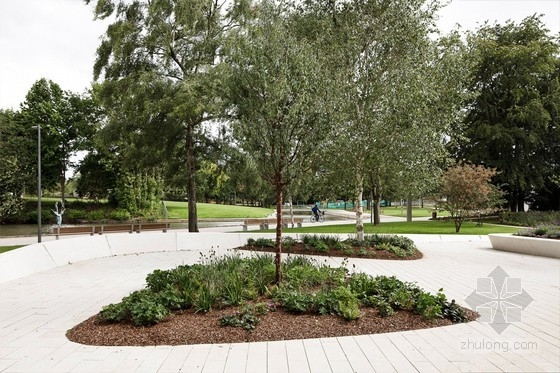 HTA設計的英國斯蒂夫尼奇城中心花園