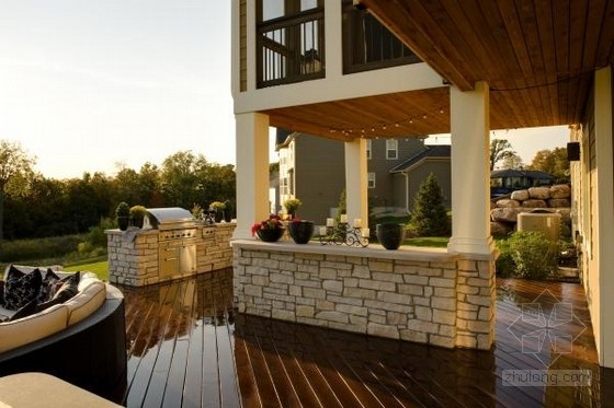 閑適的現代別墅景觀設計