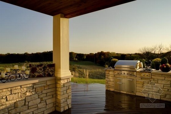 閑適的現代別墅景觀設計