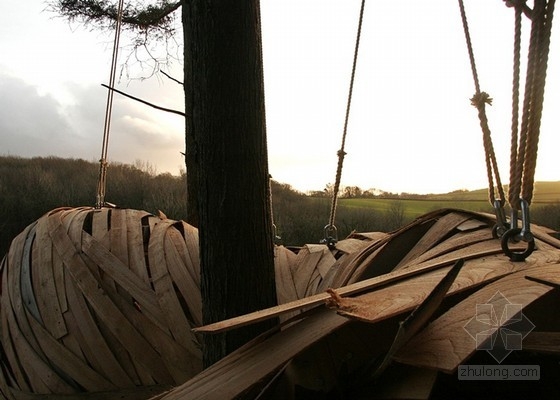AA建筑聯盟學生設計的木結構繭