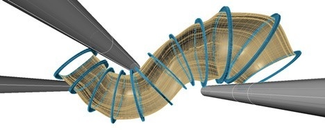 AA建筑聯(lián)盟學(xué)生設(shè)計(jì)的木結(jié)構(gòu)繭