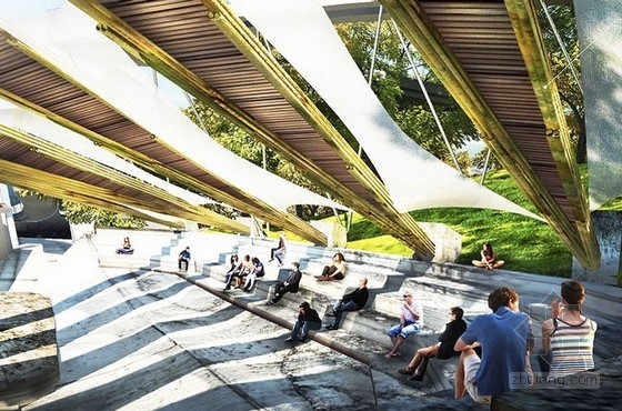 馬來西亞的竹制玲瓏谷游客中心