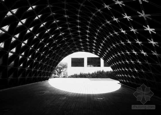 新加坡科技設(shè)計大學(xué)網(wǎng)格狀貝殼館