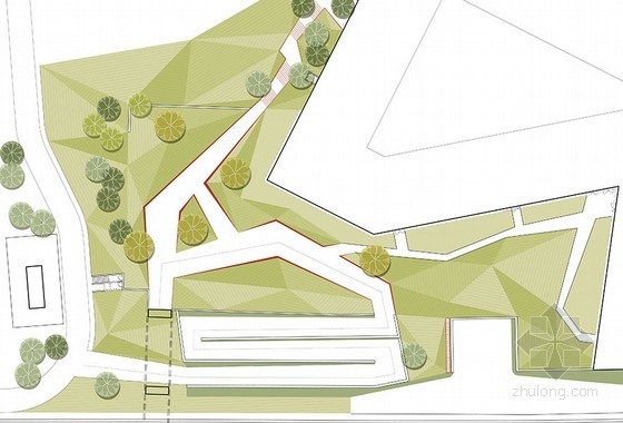 HJLA設計的丹麥畢馬威會計事務所總部的屋頂花園及入口區域