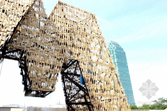 CODA設計的紐約由滑板廢棄材料制成的“派對墻”