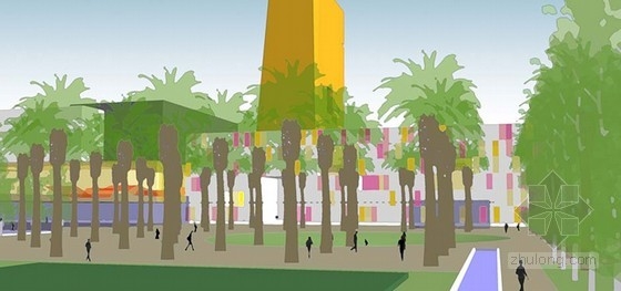 Will Bruder+合伙人景觀設計所設計的伯大尼中央商區