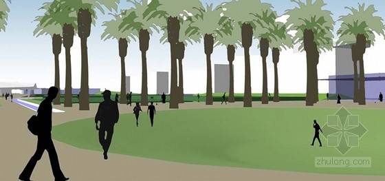 Will Bruder+合伙人景觀設計所設計的伯大尼中央商區