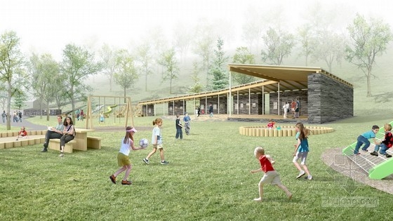 SAGRA Architects設(shè)計(jì)的匈牙利紀(jì)念公園