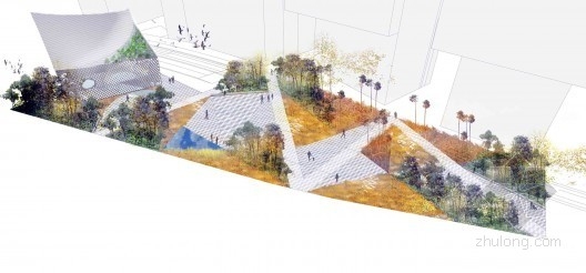 MODU設(shè)計(jì)的悉尼“開(kāi)放交流”式圖書(shū)館廣場(chǎng)