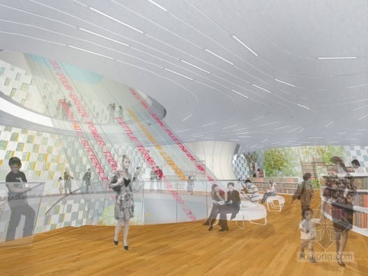 MODU設(shè)計(jì)的悉尼“開(kāi)放交流”式圖書(shū)館廣場(chǎng)