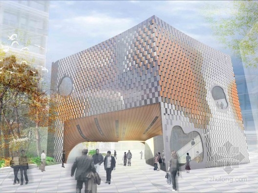 MODU設(shè)計(jì)的悉尼“開(kāi)放交流”式圖書(shū)館廣場(chǎng)