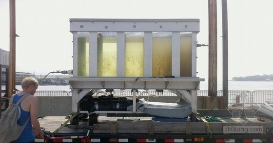 archie等設計的紐約水上漂浮過濾設施+pool