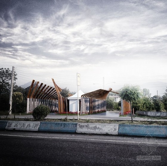 伊朗Ryhan別墅門庭設計