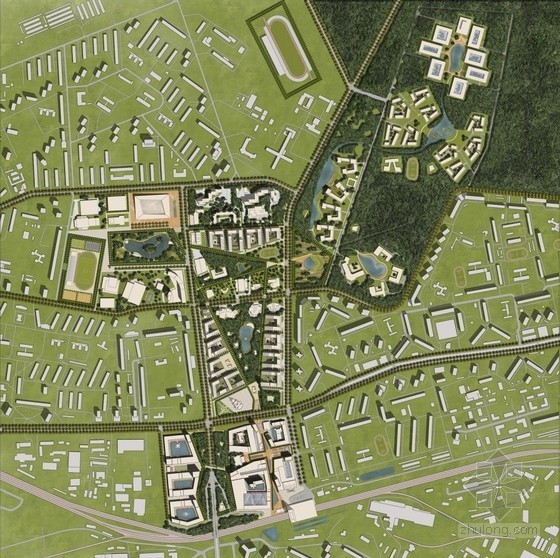 2020俄羅斯Odintsovo生態城提案