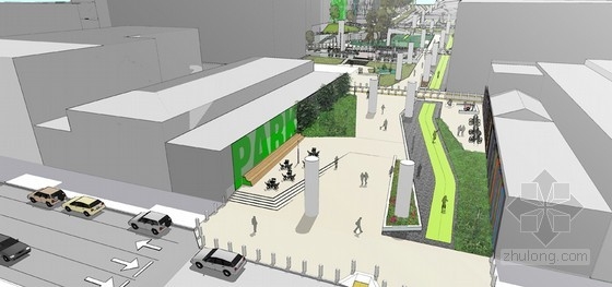 CMG設(shè)計的樞紐街景與奧斯卡公園