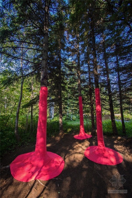 加拿大國際花園節(jié)作品：粉色的沖撞