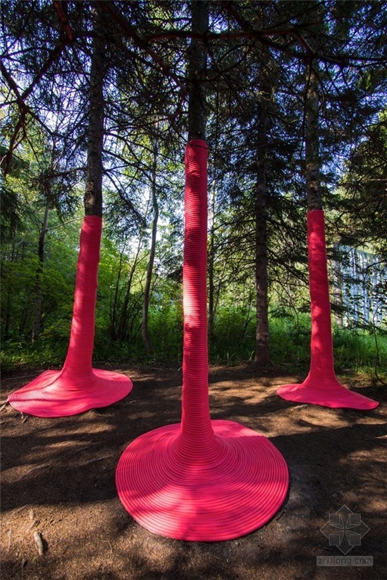 加拿大國際花園節(jié)作品：粉色的沖撞