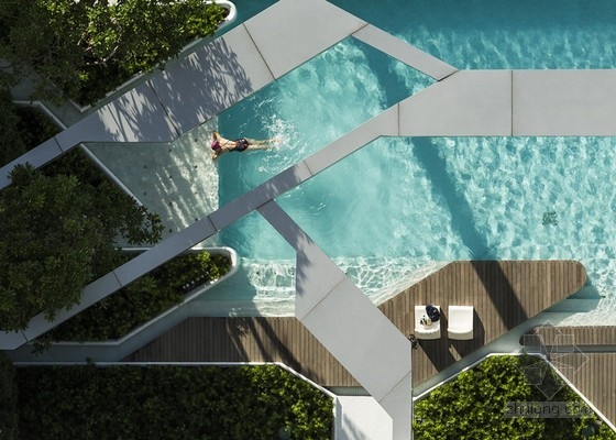 TROP設計的曼谷屋頂泳池
