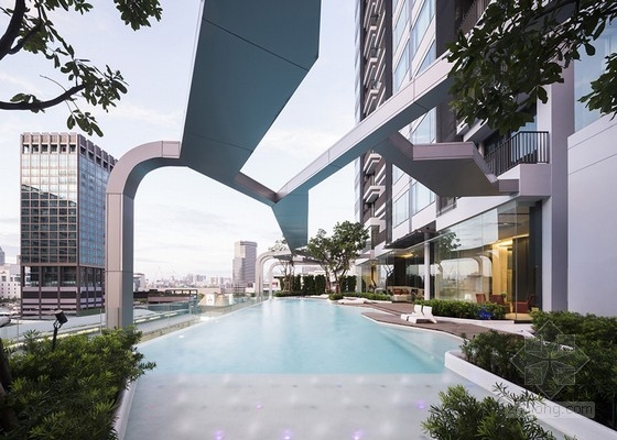 TROP設(shè)計(jì)的曼谷屋頂泳池