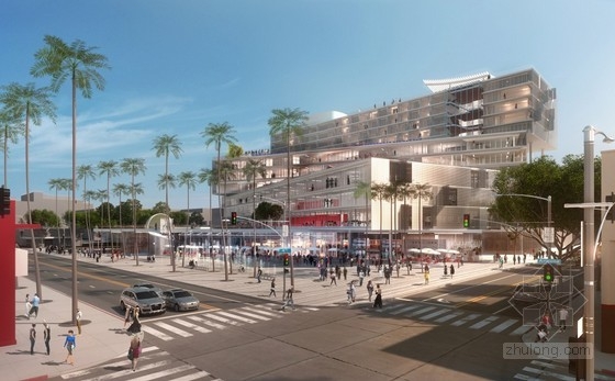 OMA設計的圣莫妮卡市競標提案