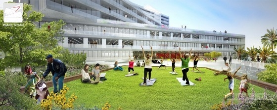 OMA設計的圣莫妮卡市競標提案