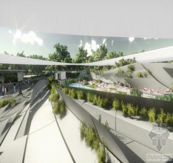 邁阿密動物園入口廣場景觀設計