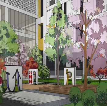 同圓作品:濟寧·微山縣瓔軒幼兒園及小學景觀設計