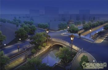 濟南市興濟河、工商河河道綠化景觀設計（圖）