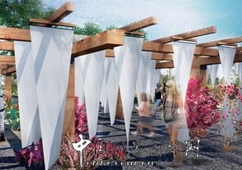 武漢園博會創意花園獲獎作品(4)：鄉愁