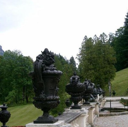 德國(guó)林德霍夫?qū)m局部外觀圖