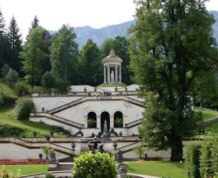 德國林德霍夫宮局部外觀圖