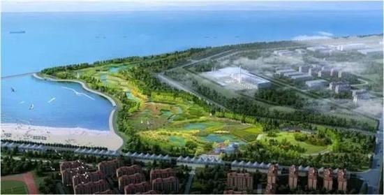 金山國家級海洋公園“鸚鵡洲”效果圖(圖片來自網絡)