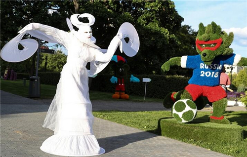 莫斯科國際花展 精美的花雕